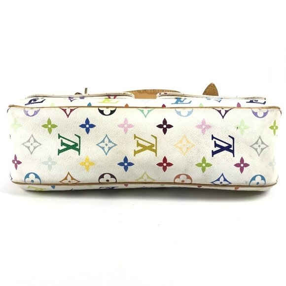 LOUIS VUITTON White Monogram Shoulder Bag - Picture 5 of 16